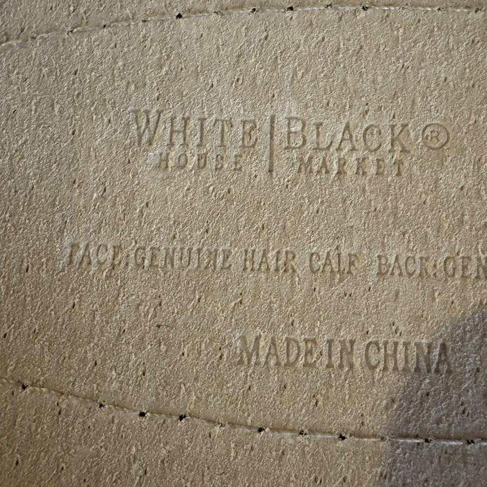 Zebra Print Wide Belt Size Small - image 9